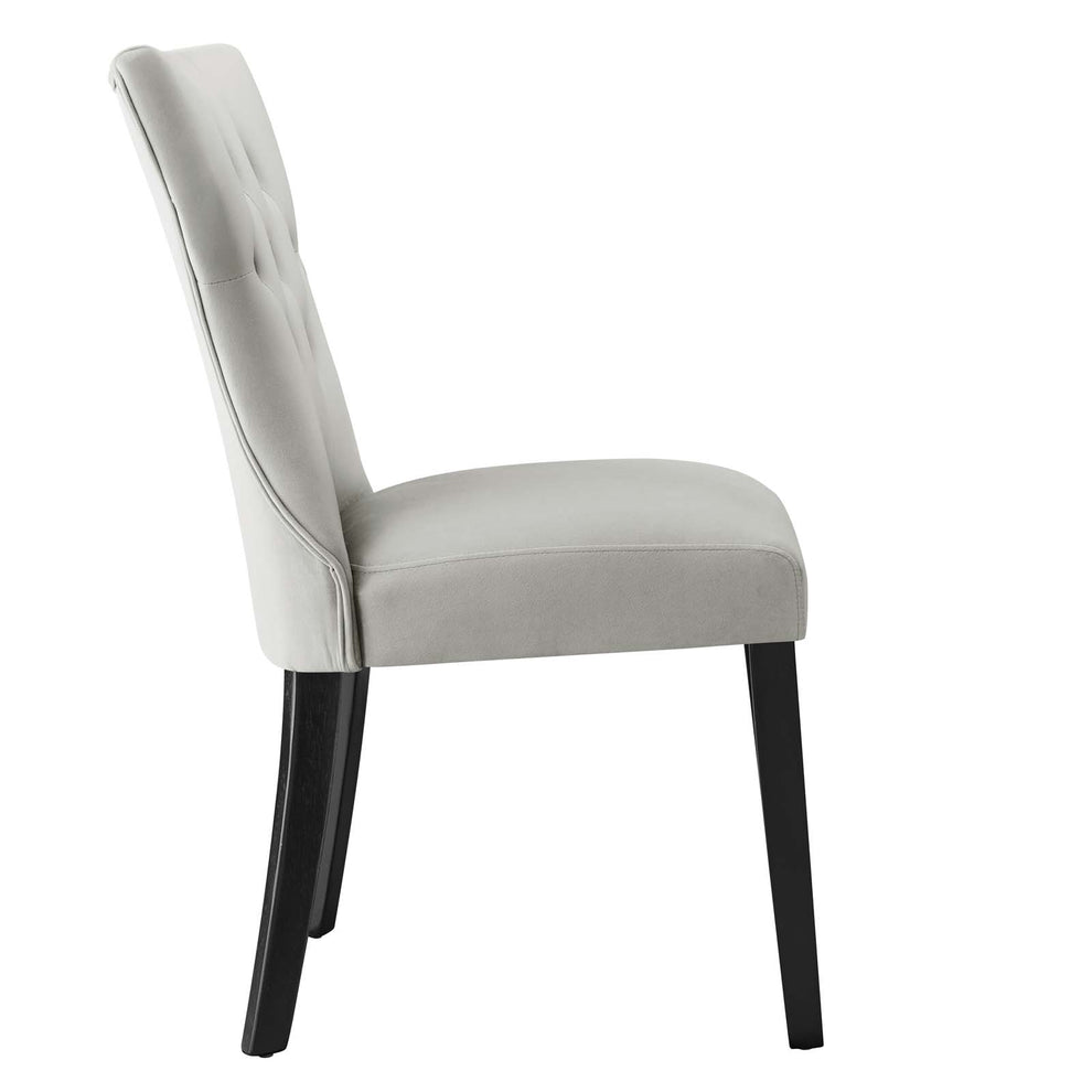 Silhouette Performance Velvet Dining Chairs - Set of 2 By Modway - EEI-5014 | Dining Chairs | Modishstore - 50