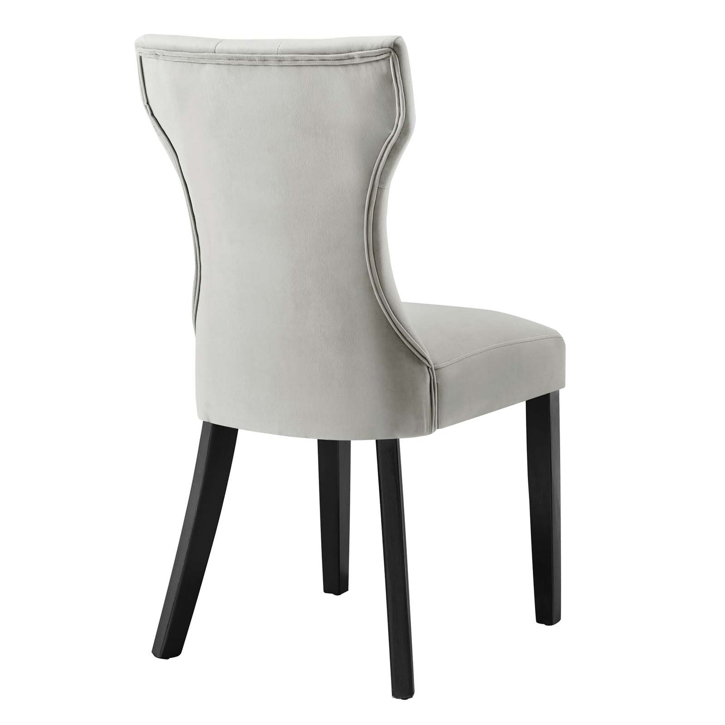 Silhouette Performance Velvet Dining Chairs - Set of 2 By Modway - EEI-5014 | Dining Chairs | Modishstore - 51
