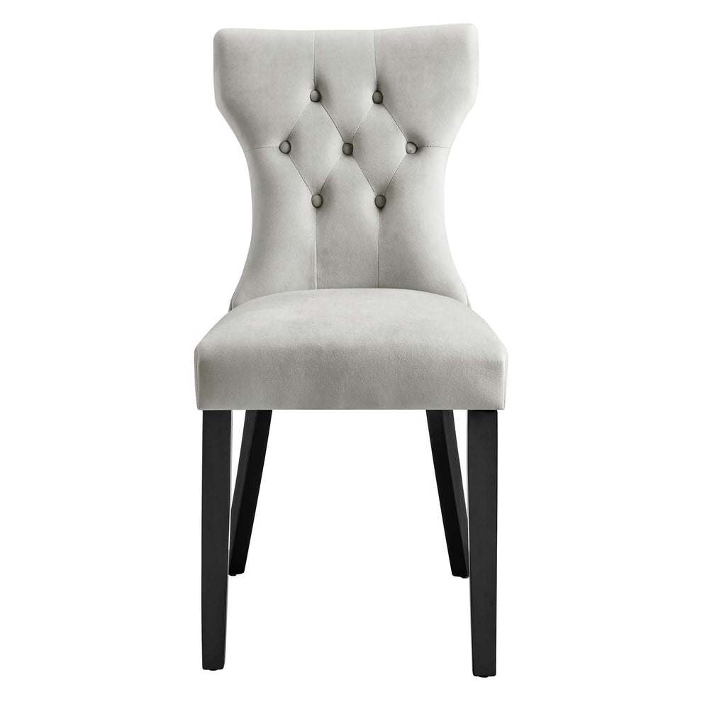 Silhouette Performance Velvet Dining Chairs - Set of 2 By Modway - EEI-5014 | Dining Chairs | Modishstore - 52