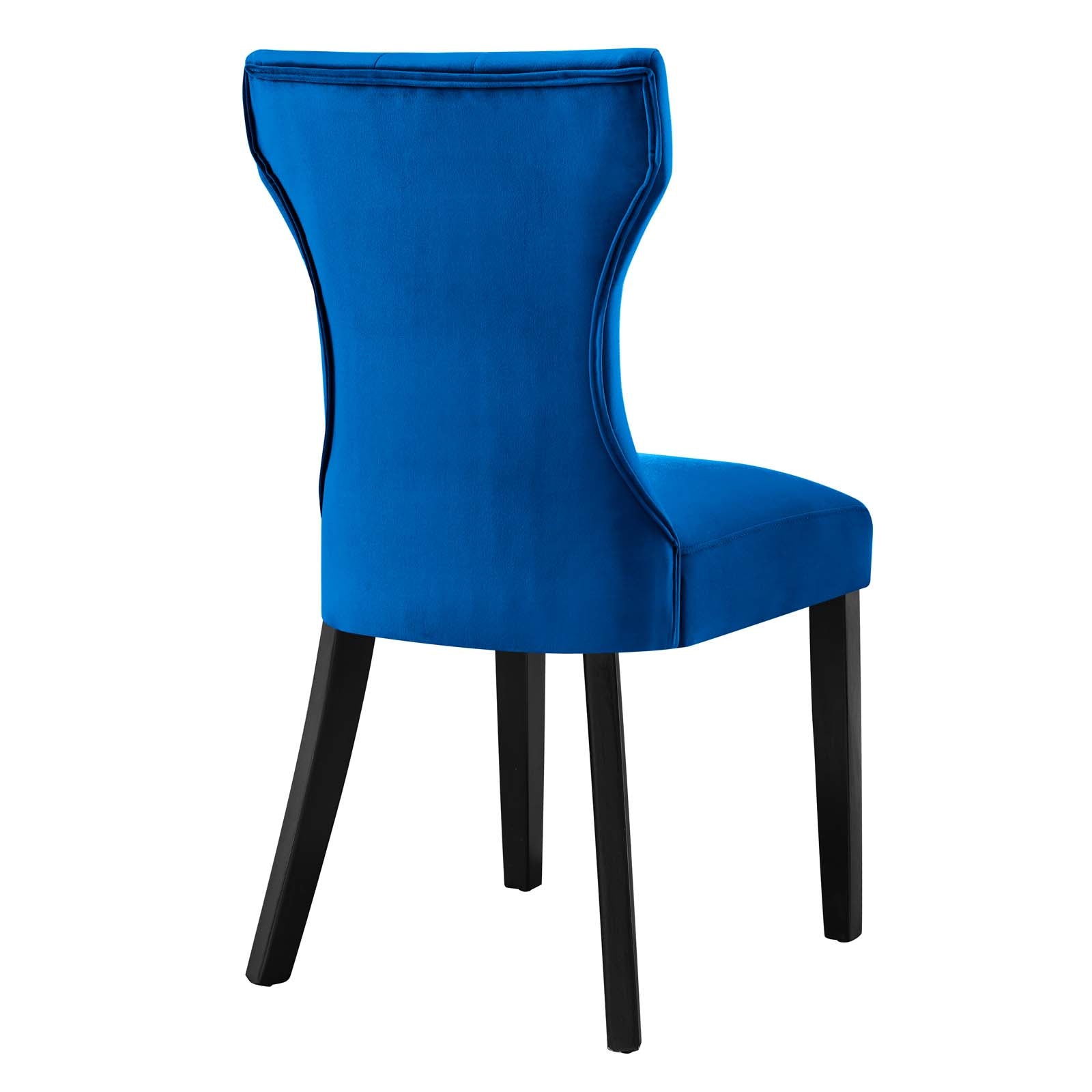 Silhouette Performance Velvet Dining Chairs - Set of 2 By Modway - EEI-5014 | Dining Chairs | Modishstore - 59