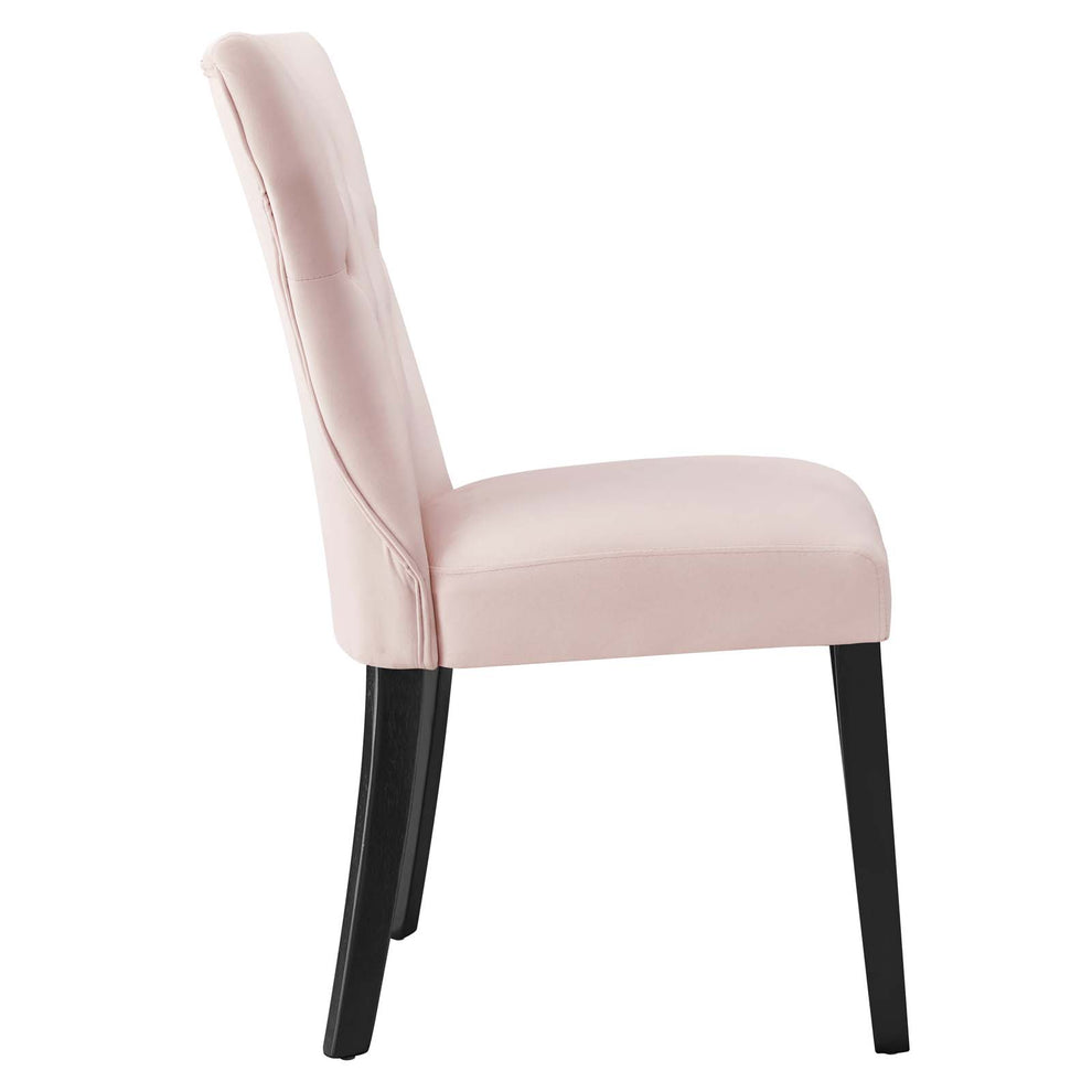 Silhouette Performance Velvet Dining Chairs - Set of 2 By Modway - EEI-5014 | Dining Chairs | Modishstore - 66