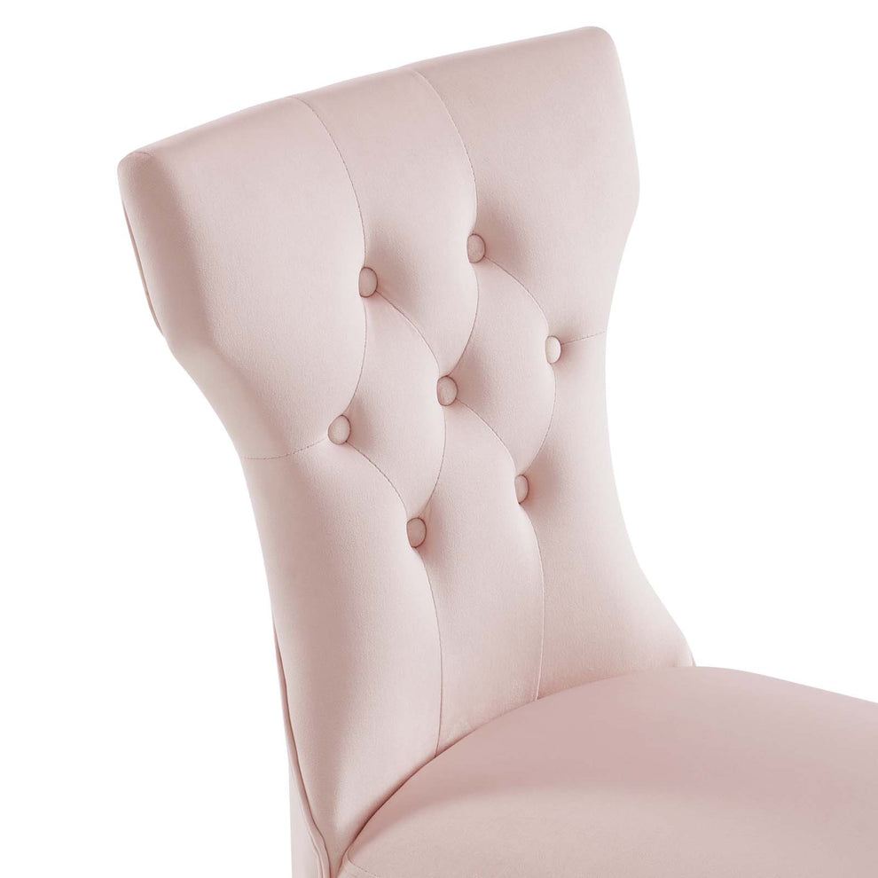 Silhouette Performance Velvet Dining Chairs - Set of 2 By Modway - EEI-5014 | Dining Chairs | Modishstore - 71