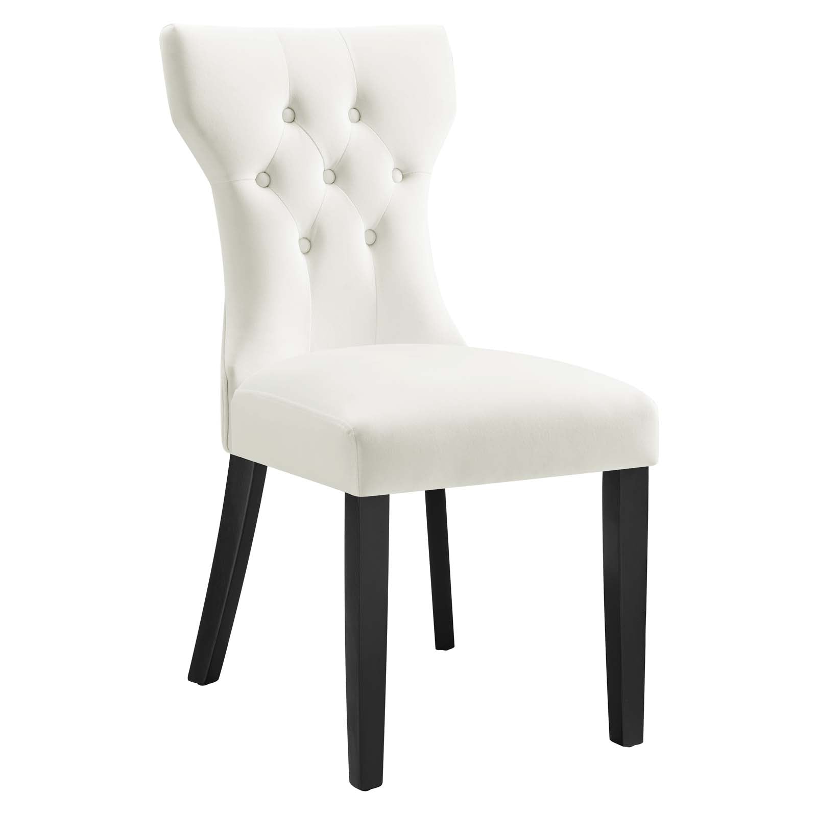 Silhouette Performance Velvet Dining Chairs - Set of 2 By Modway | Dining Chairs | Modishstore-85