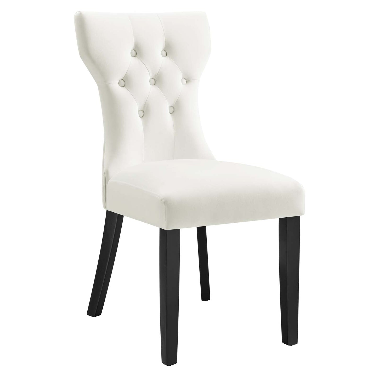 Silhouette Performance Velvet Dining Chairs - Set of 2 By Modway - EEI-5014 | Dining Chairs | Modishstore - 85