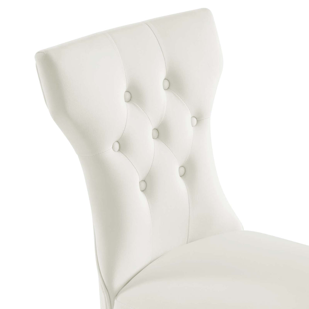 Silhouette Performance Velvet Dining Chairs - Set of 2 By Modway - EEI-5014 | Dining Chairs | Modishstore - 87