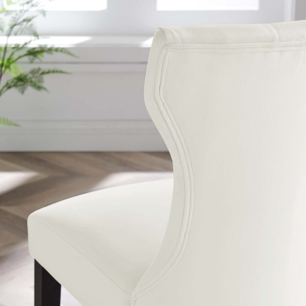 Silhouette Performance Velvet Dining Chairs - Set of 2 By Modway - EEI-5014 | Dining Chairs | Modishstore - 81