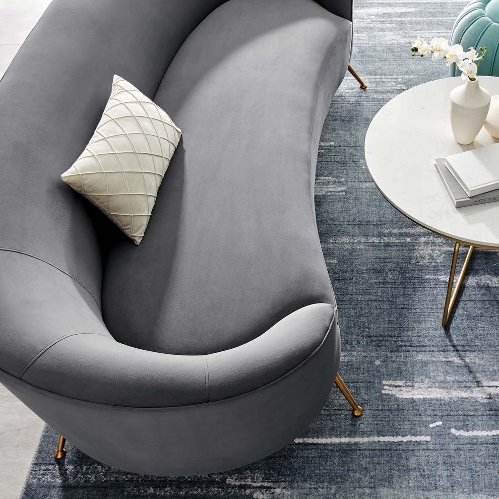 Marchesa Upholstered Performance Velvet Sofa By Modway - EEI-5015 | Sofas | Modishstore - 16