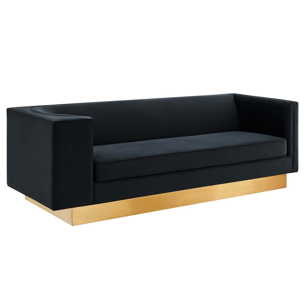 Eminence Upholstered Performance Velvet Sofa By Modway - EEI-5016 | Sofas | Modishstore - 2