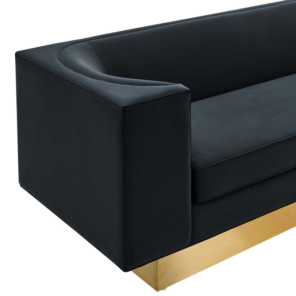 Eminence Upholstered Performance Velvet Sofa By Modway - EEI-5016 | Sofas | Modishstore - 4