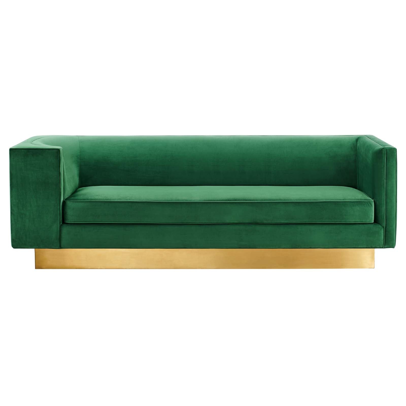 Eminence Upholstered Performance Velvet Sofa By Modway | Sofas | Modishstore-16