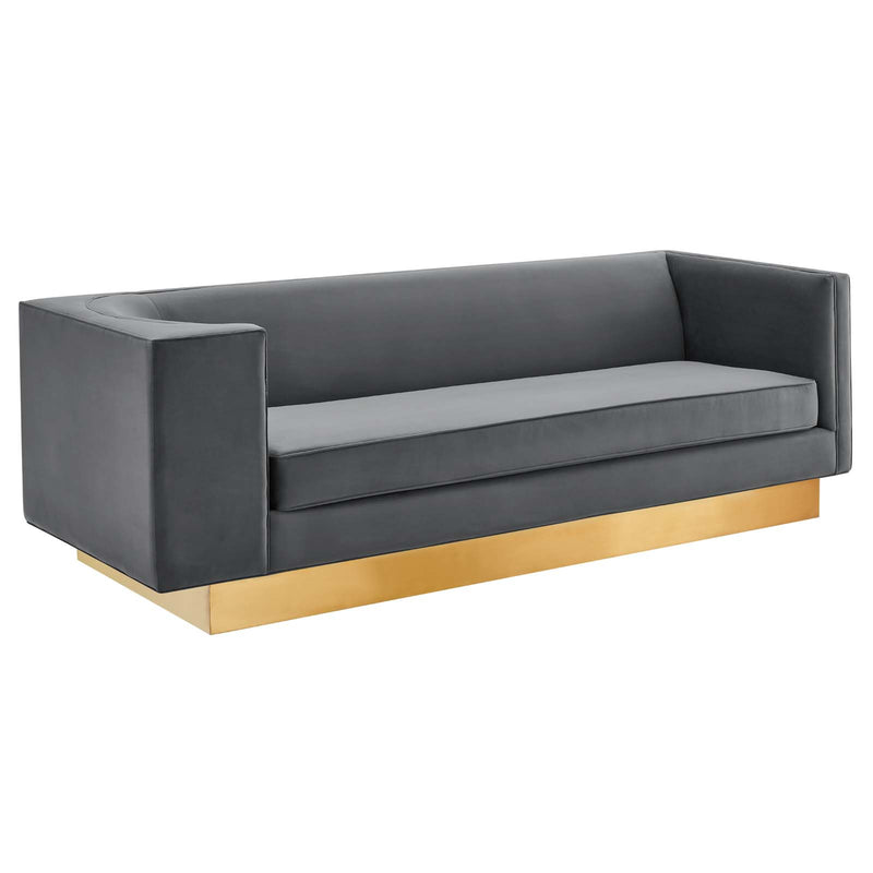 Eminence Upholstered Performance Velvet Sofa By Modway - EEI-5016 | Sofas | Modishstore - 20