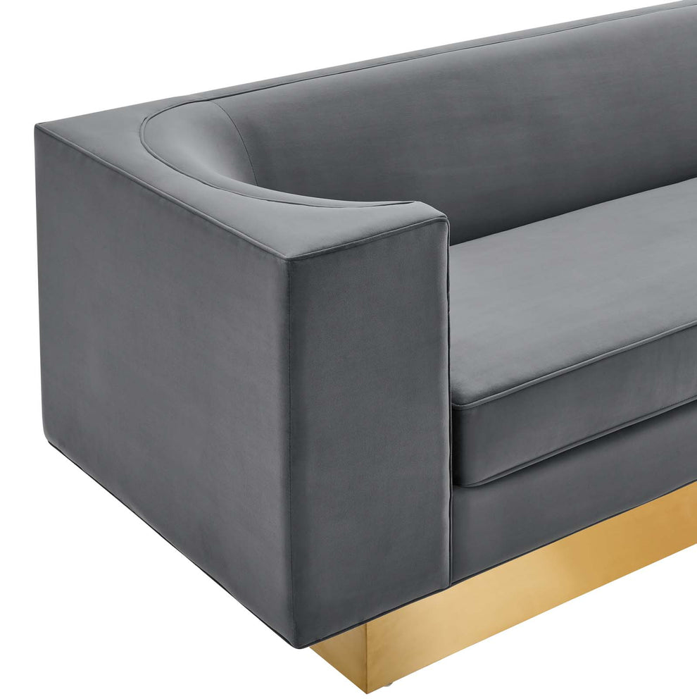 Eminence Upholstered Performance Velvet Sofa By Modway - EEI-5016 | Sofas | Modishstore - 22