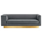 Eminence Upholstered Performance Velvet Sofa By Modway | Sofas | Modishstore-25