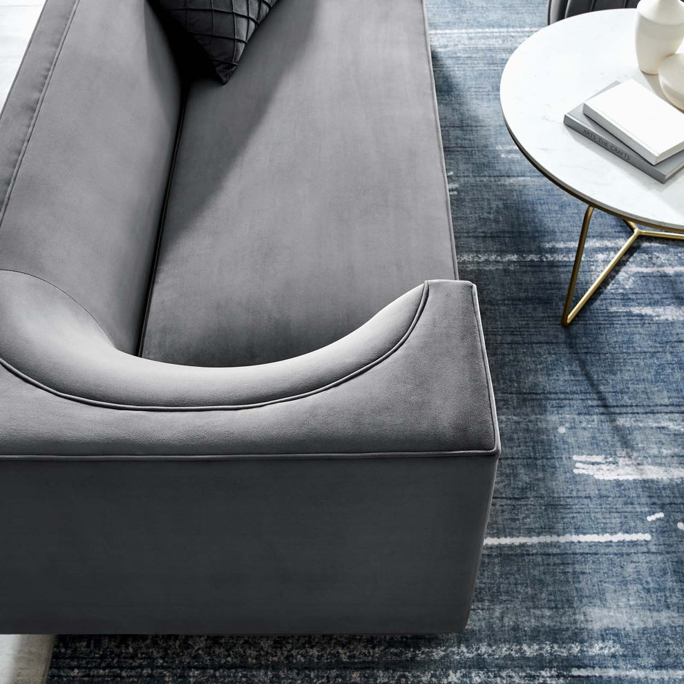 Eminence Upholstered Performance Velvet Sofa By Modway - EEI-5016 | Sofas | Modishstore - 27
