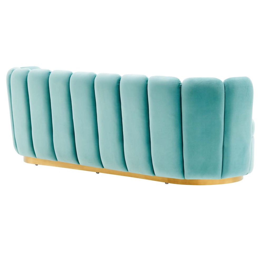 Victoria Channel Tufted Performance Velvet Sofa By Modway - EEI-5017 | Sofas | Modishstore - 22