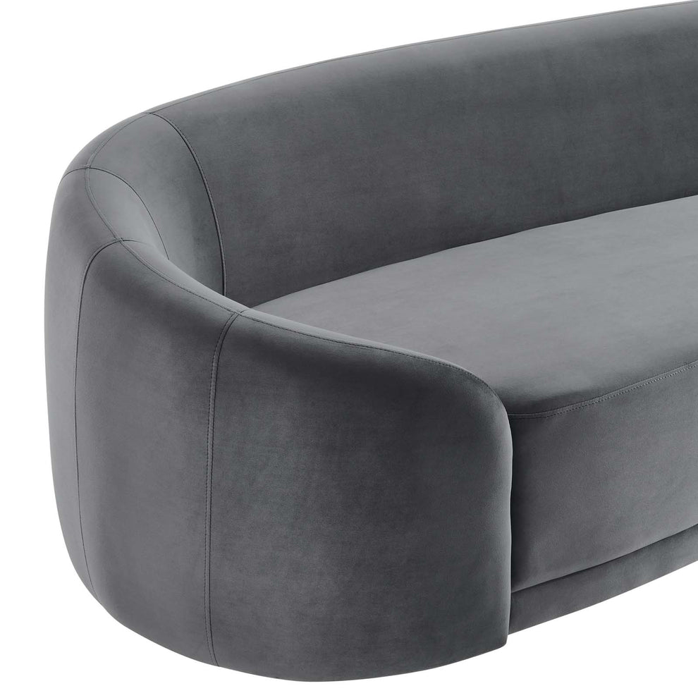 Contessa Performance Velvet Sofa By Modway - EEI-5018 | Sofas | Modishstore - 3
