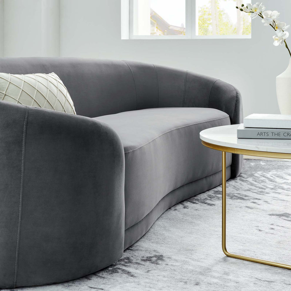 Contessa Performance Velvet Sofa By Modway - EEI-5018 | Sofas | Modishstore - 8