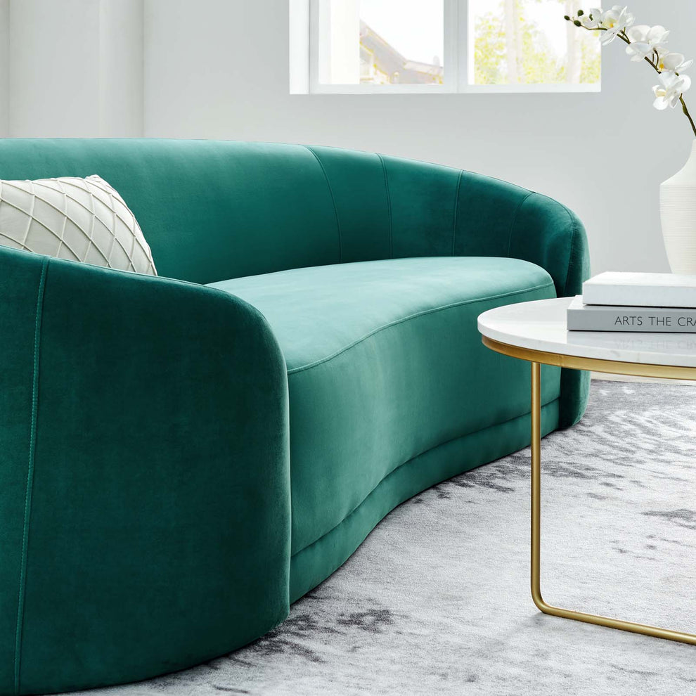 Contessa Performance Velvet Sofa By Modway - EEI-5018 | Sofas | Modishstore - 15