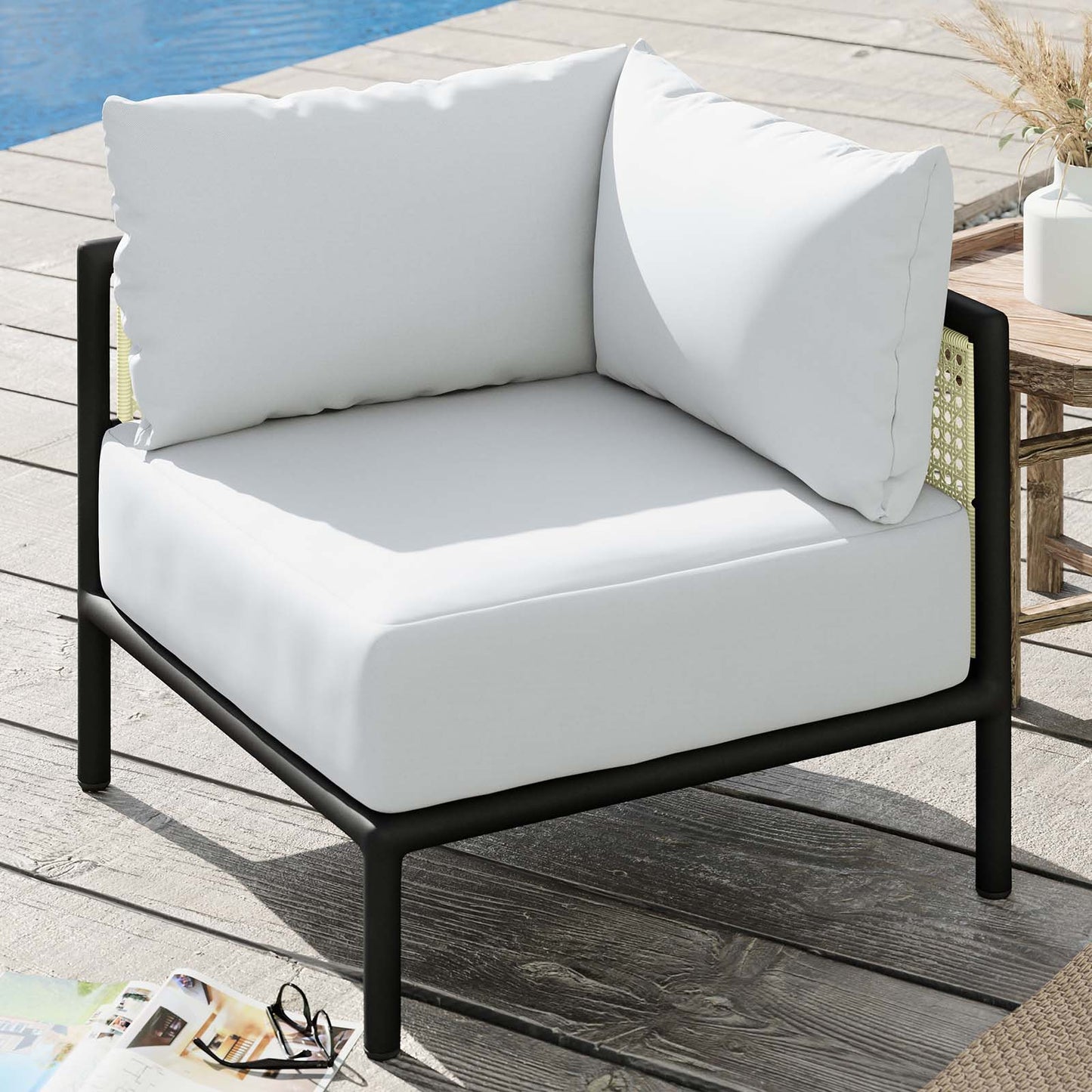 Hanalei Outdoor Patio Corner Chair By Modway - EEI-5019 | Outdoor Chairs | Modishstore - 6
