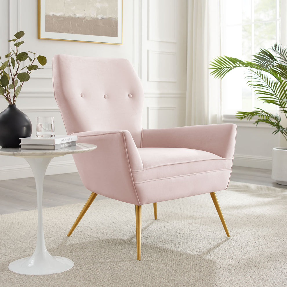 Renata Button Tufted Performance Velvet Armchair By Modway - EEI-5020 | Armchairs | Modishstore - 17