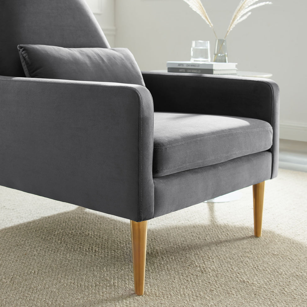 Liliana Performance Velvet Armchair By Modway - EEI-5021 | Armchairs | Modishstore - 8
