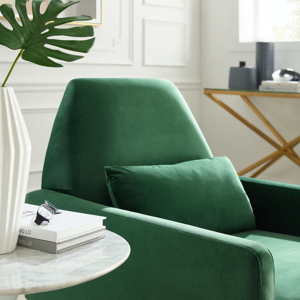 Liliana Performance Velvet Armchair By Modway - EEI-5021 | Armchairs | Modishstore - 15