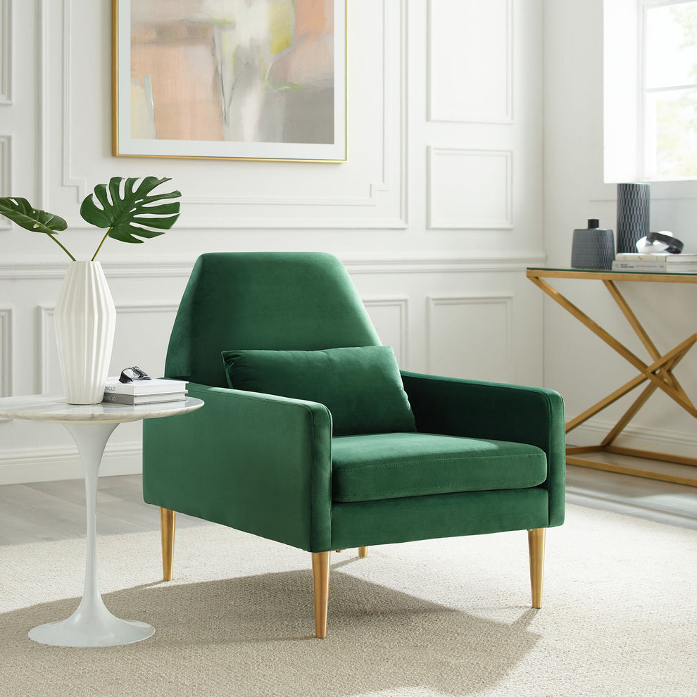 Liliana Performance Velvet Armchair By Modway - EEI-5021 | Armchairs | Modishstore - 16