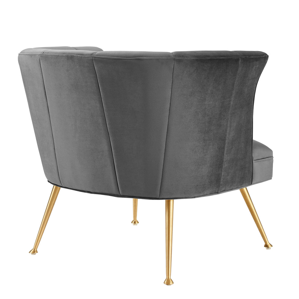 Veronica Channel Tufted Performance Velvet Armchair By Modway - EEI-5023 | Armchairs | Modishstore - 6