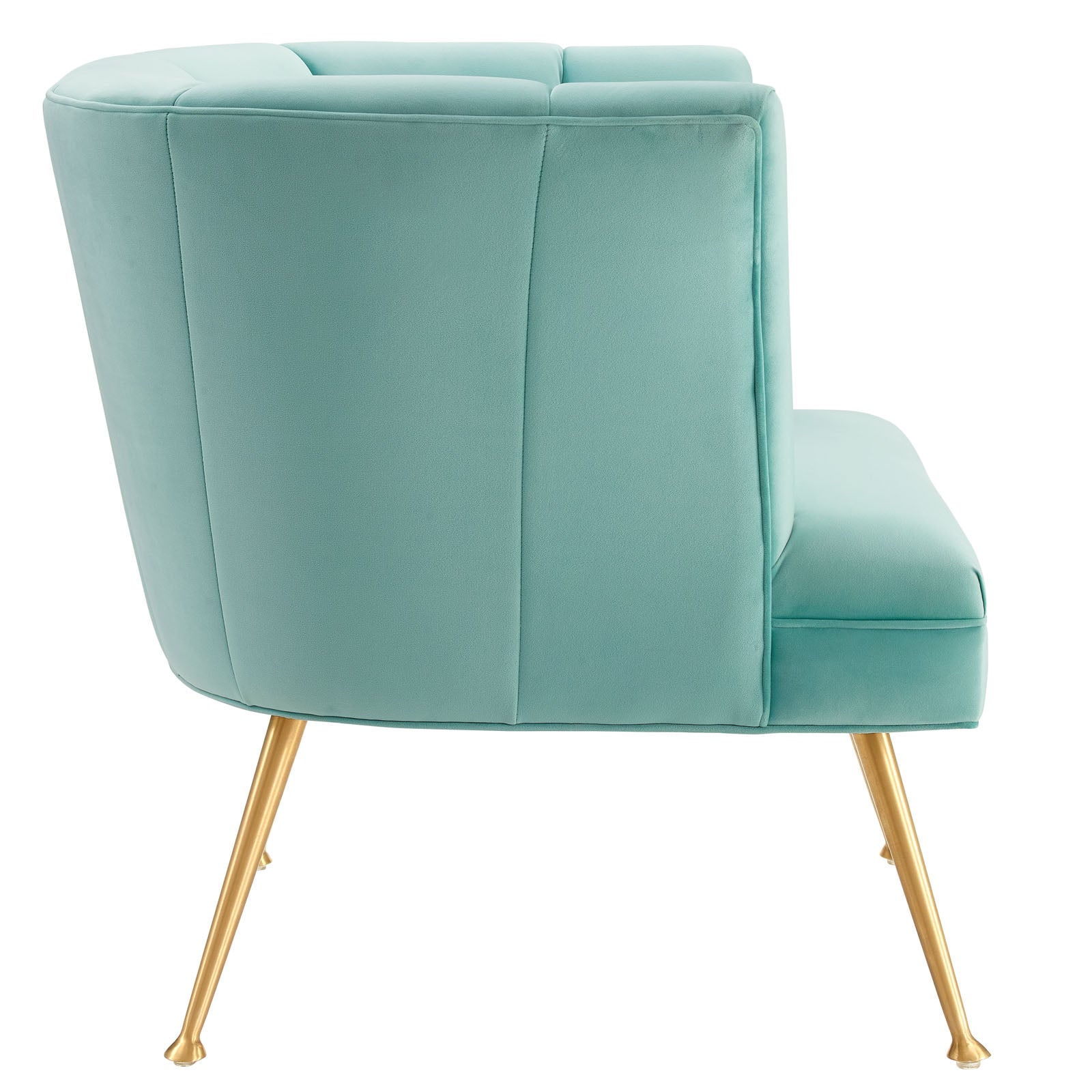 Veronica Channel Tufted Performance Velvet Armchair By Modway | Armchairs | Modishstore-11