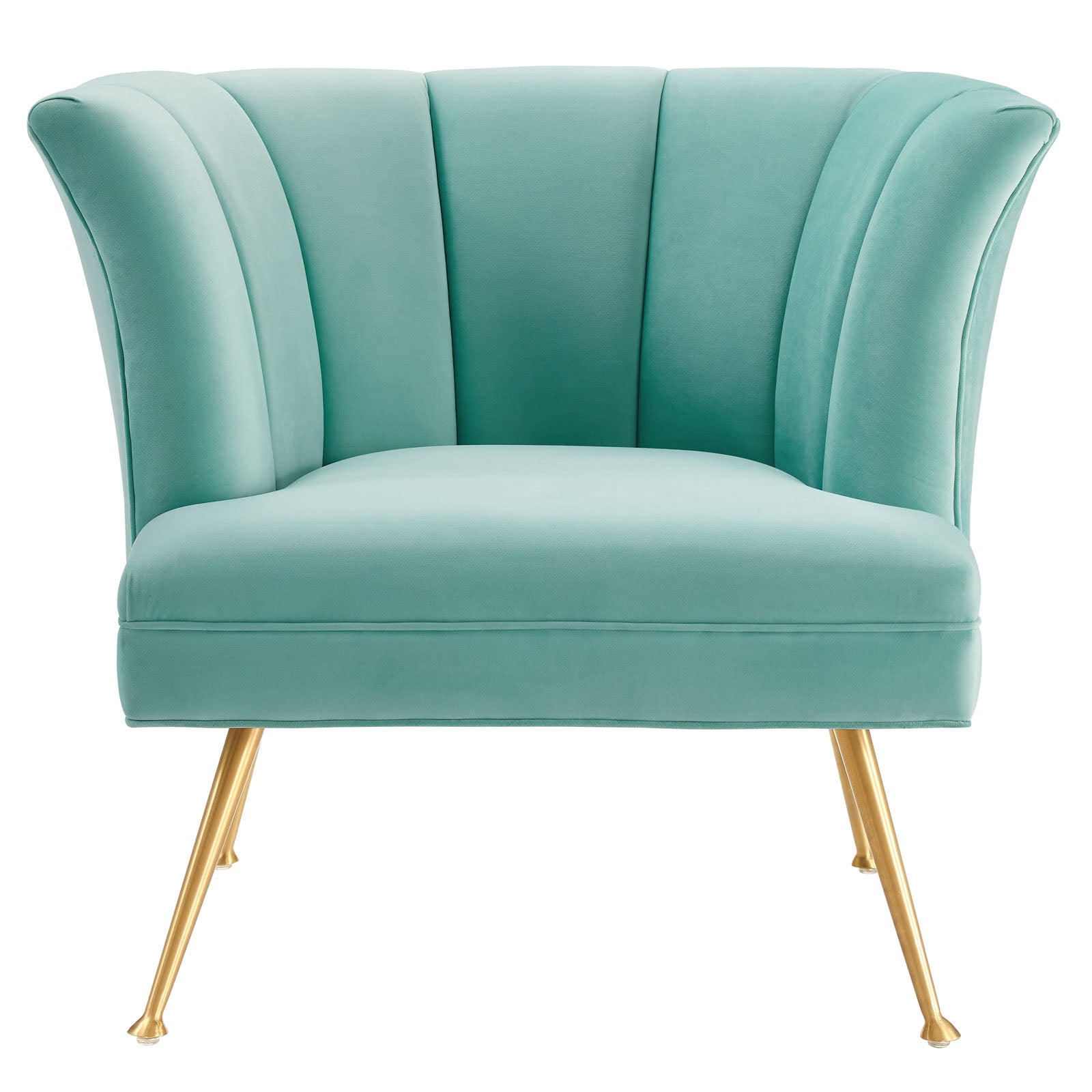 Veronica Channel Tufted Performance Velvet Armchair By Modway | Armchairs | Modishstore-14