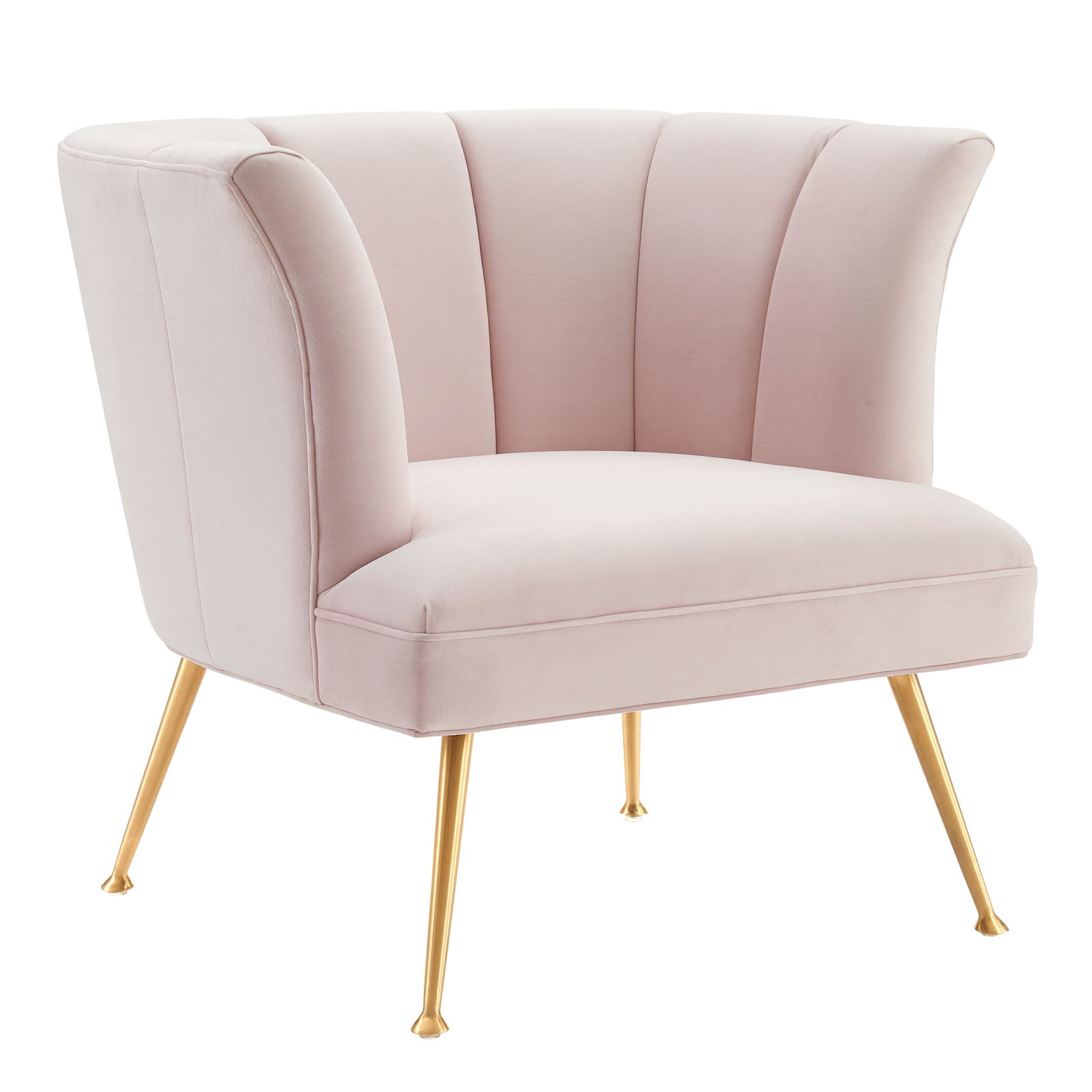 Veronica Channel Tufted Performance Velvet Armchair By Modway | Armchairs | Modishstore-17