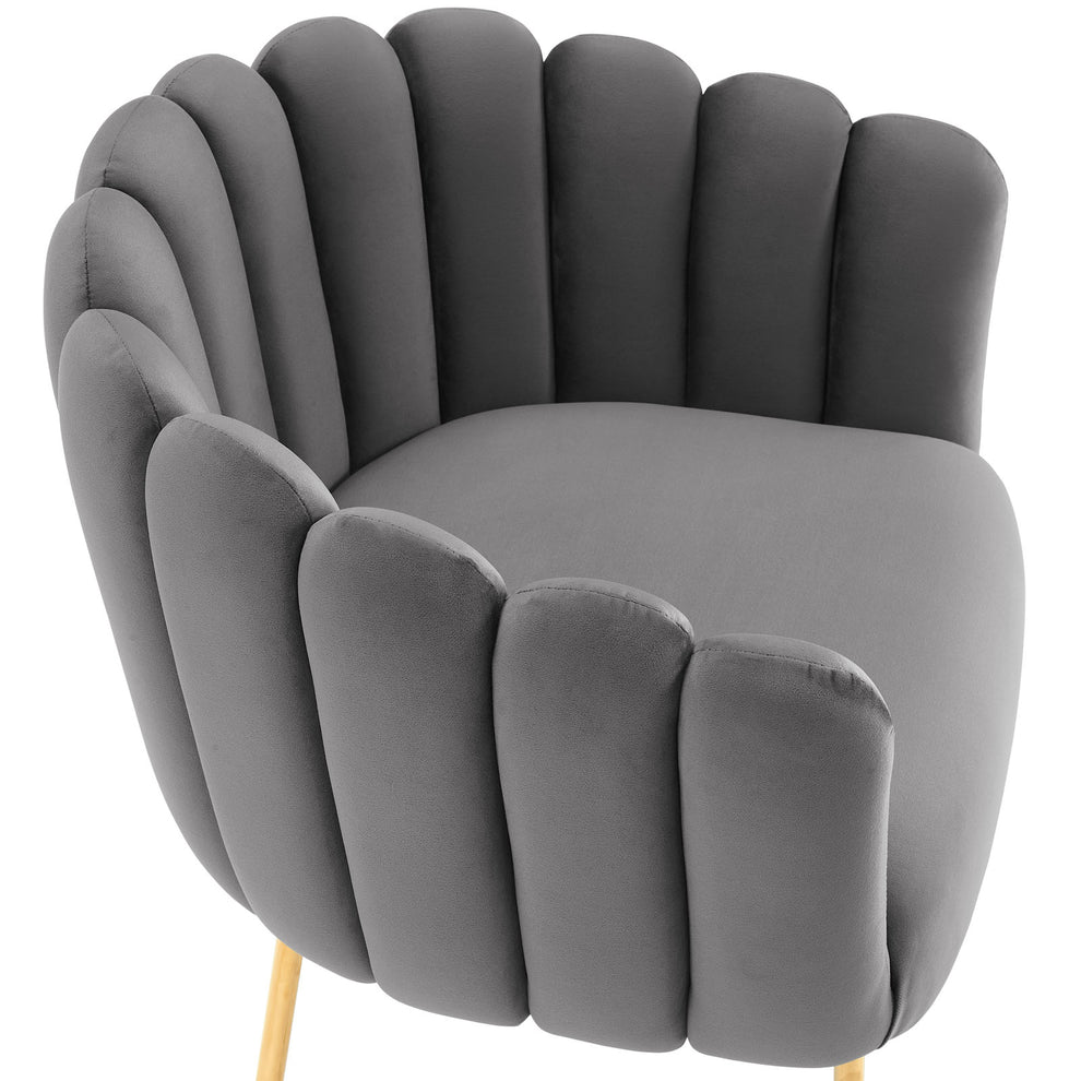 Sanna Channel Tufted Performance Velvet Armchair By Modway - EEI-5024 | Armchairs | Modishstore - 5