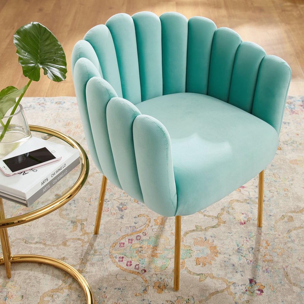 Sanna Channel Tufted Performance Velvet Armchair By Modway - EEI-5024 | Armchairs | Modishstore - 15
