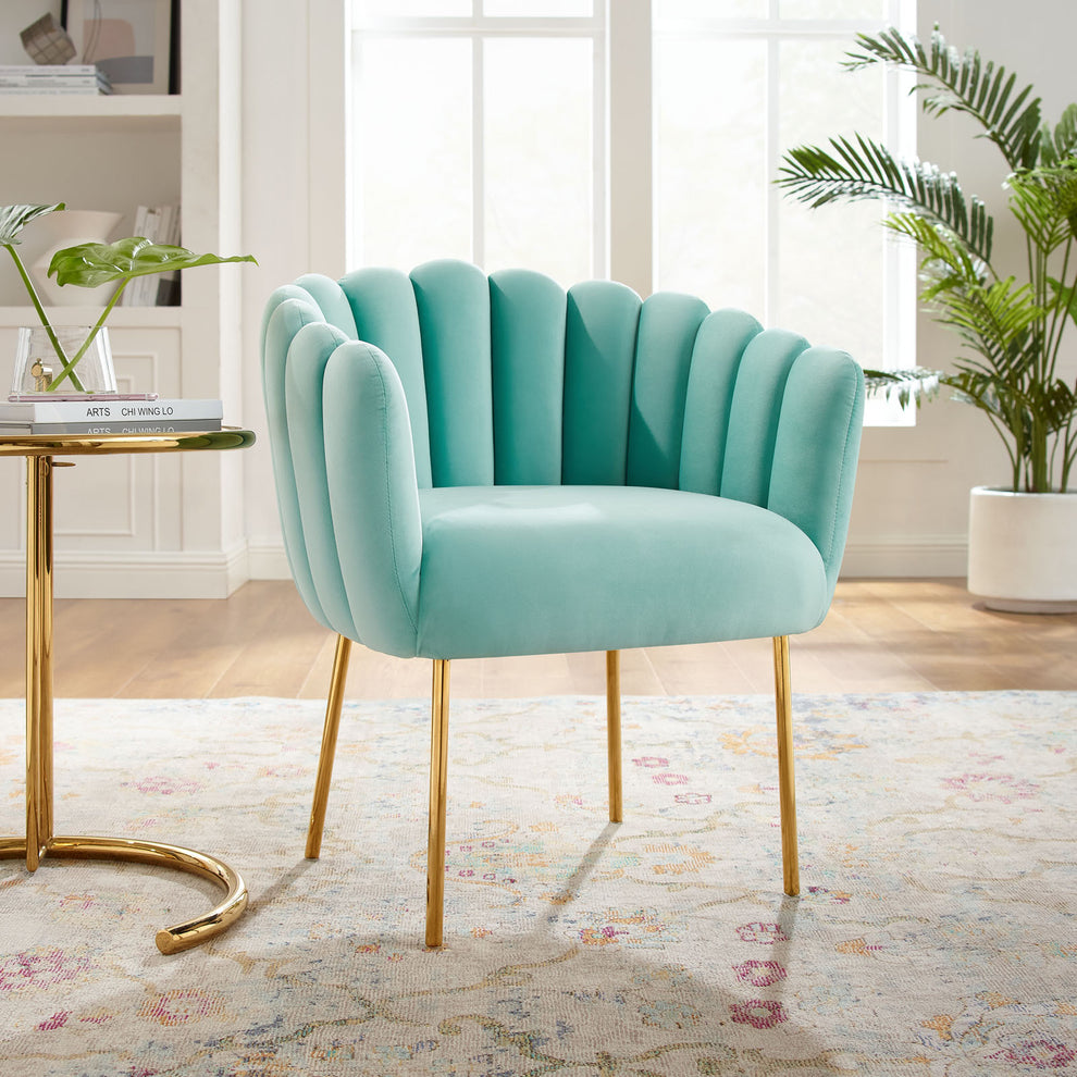 Sanna Channel Tufted Performance Velvet Armchair By Modway - EEI-5024 | Armchairs | Modishstore - 16