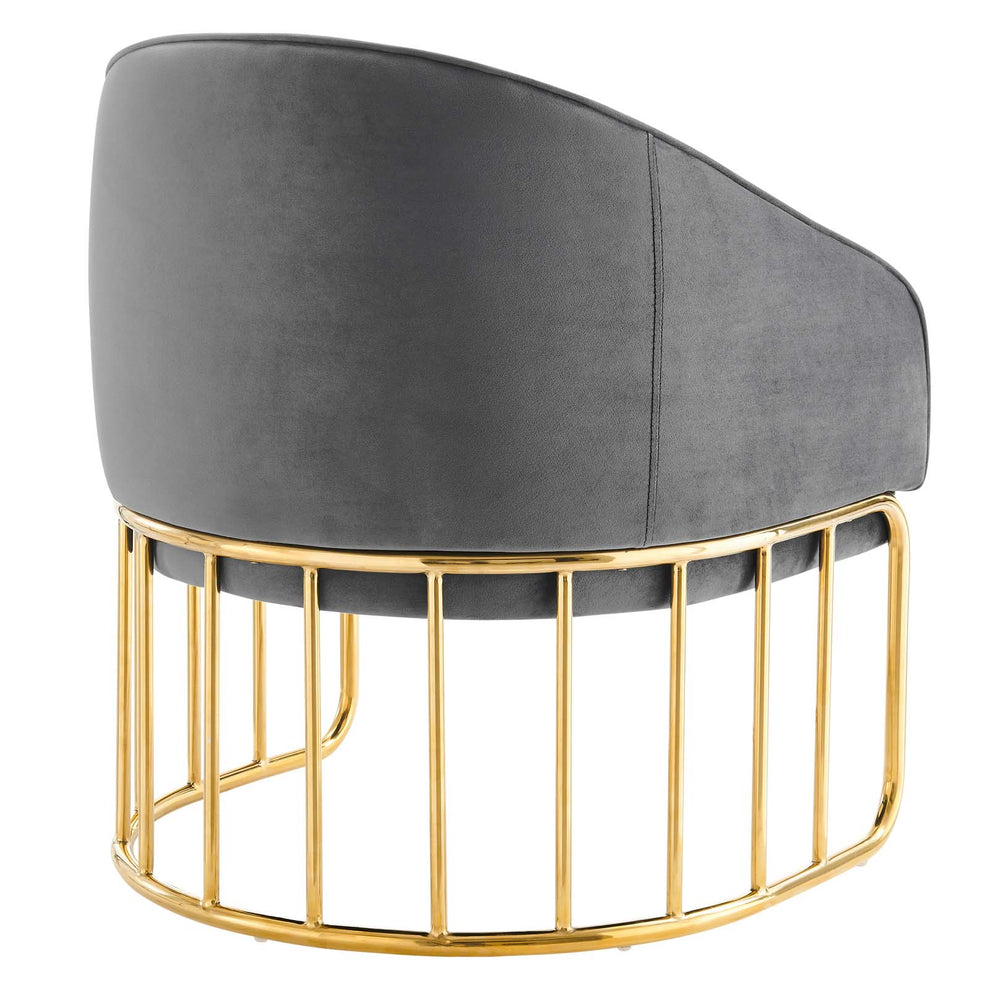 Legacy Performance Velvet Armchair By Modway - EEI-5025 | Armchairs | Modishstore - 6