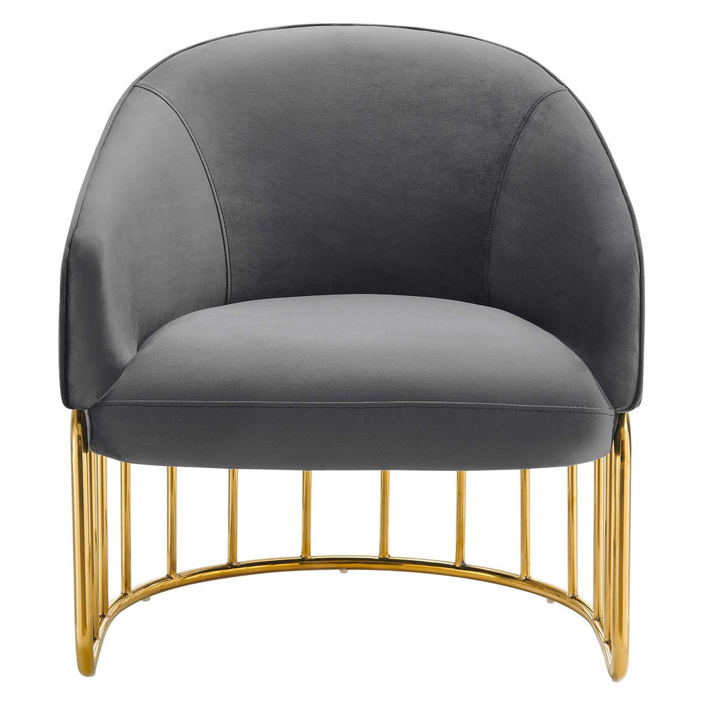 Legacy Performance Velvet Armchair By Modway - EEI-5025 | Armchairs | Modishstore - 7