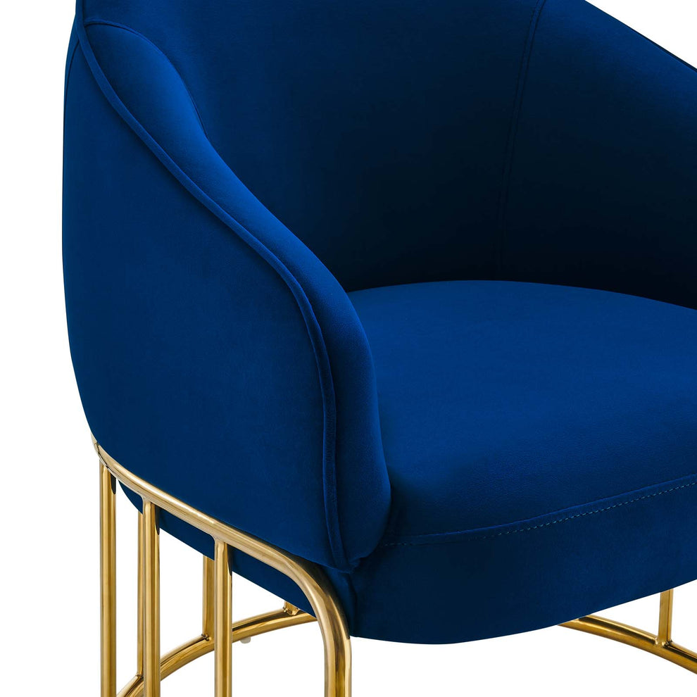 Legacy Performance Velvet Armchair By Modway - EEI-5025 | Armchairs | Modishstore - 12