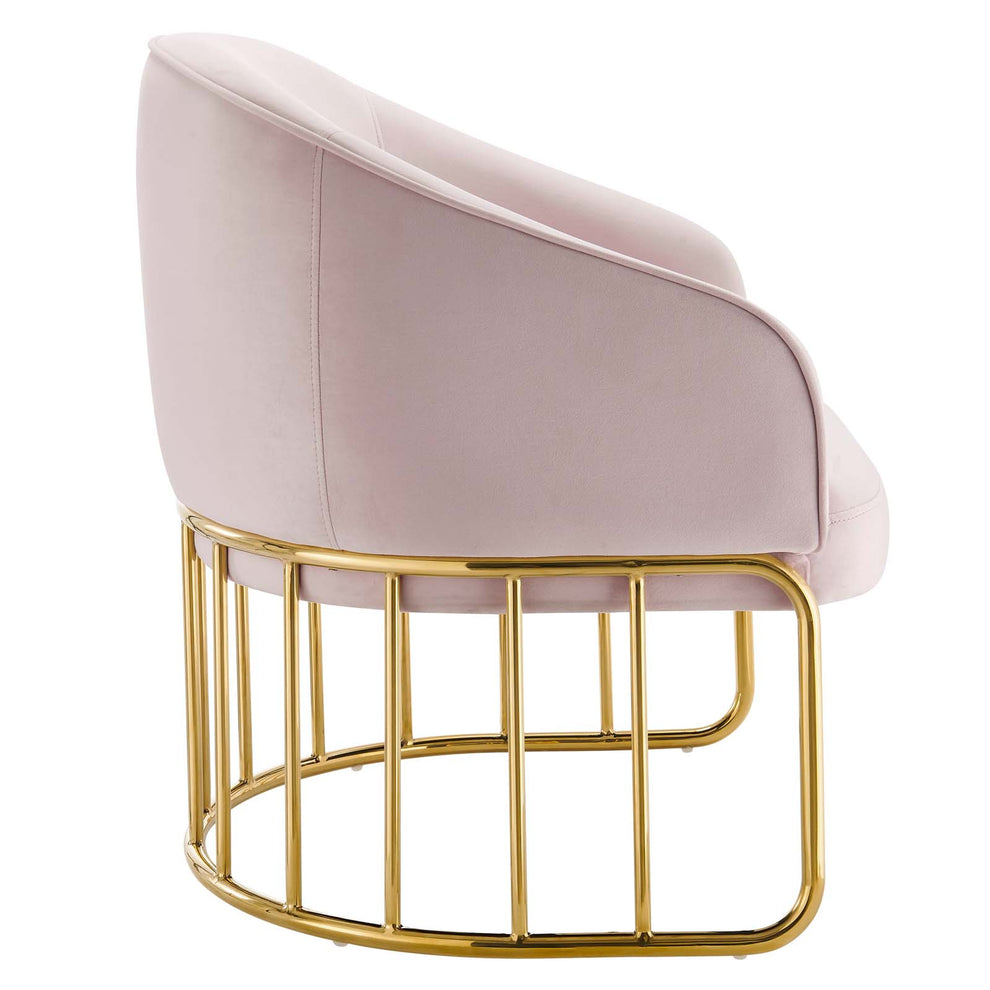 Legacy Performance Velvet Armchair By Modway - EEI-5025 | Armchairs | Modishstore - 21