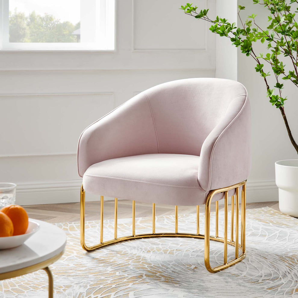 Legacy Performance Velvet Armchair By Modway - EEI-5025 | Armchairs | Modishstore - 17