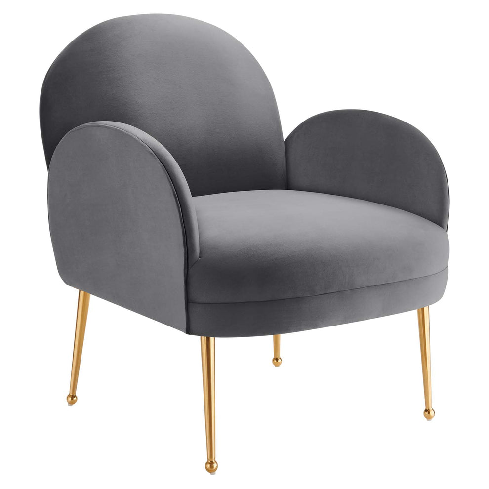 Transcend Performance Velvet Armchair By Modway - EEI-5026 | Armchairs | Modishstore - 2