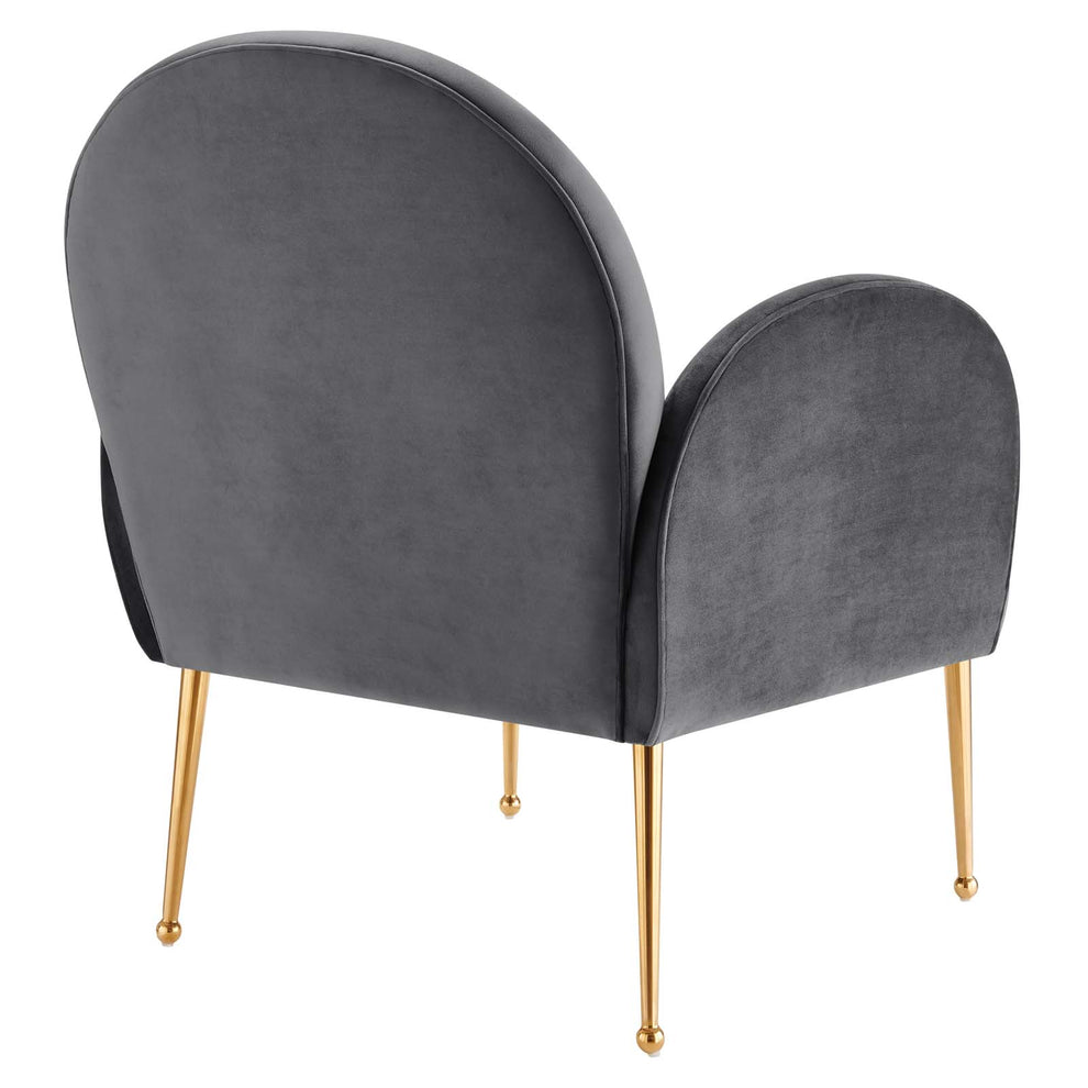 Transcend Performance Velvet Armchair By Modway - EEI-5026 | Armchairs | Modishstore - 6