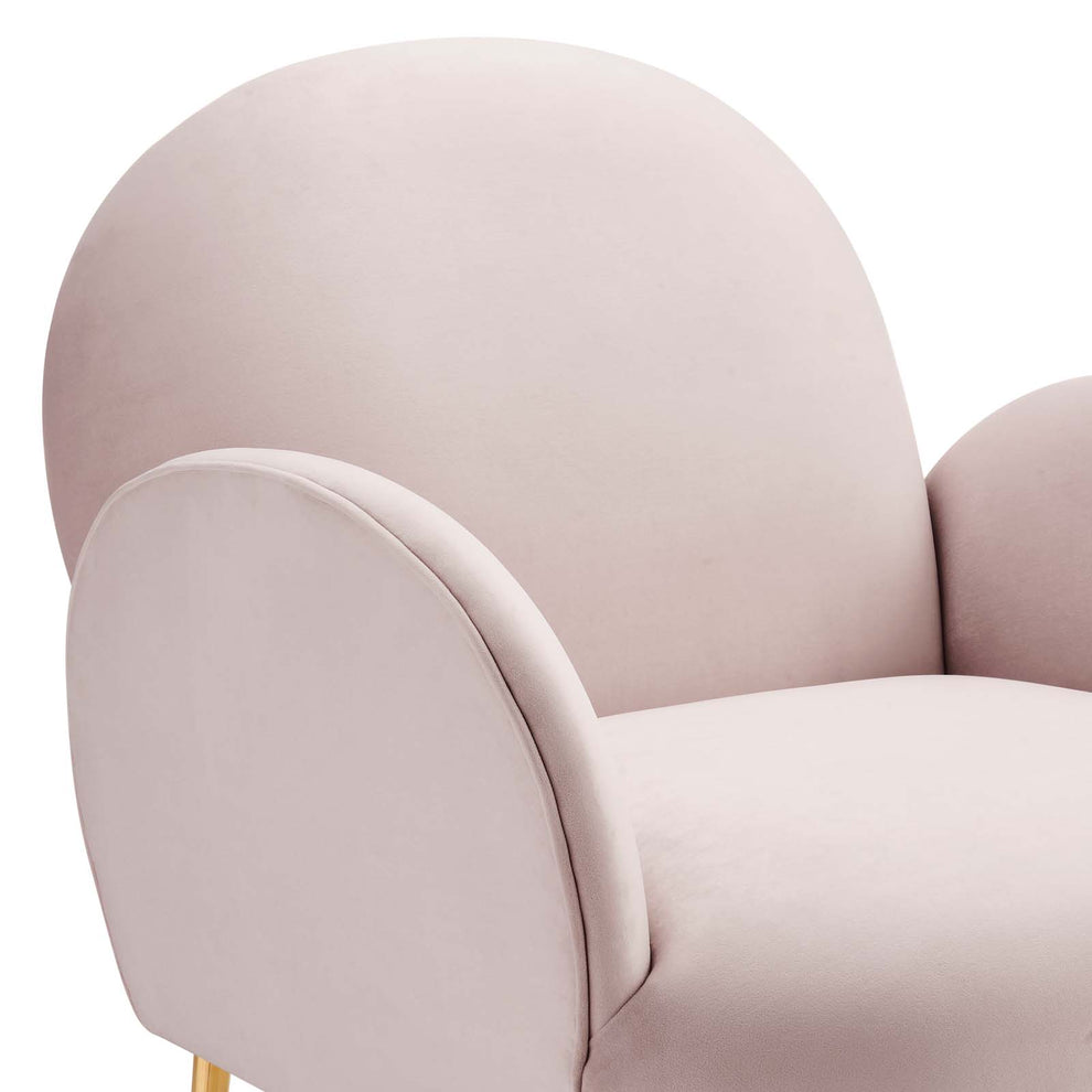Transcend Performance Velvet Armchair By Modway - EEI-5026 | Armchairs | Modishstore - 27
