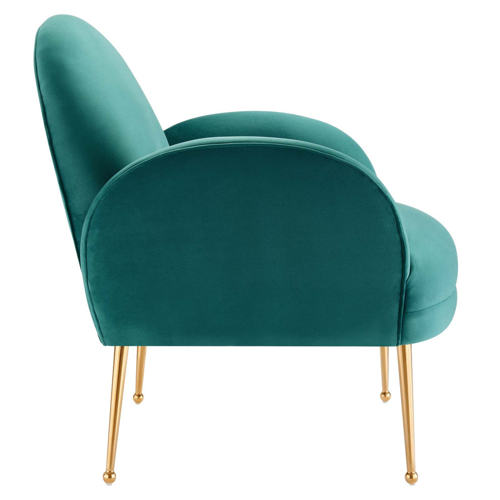 Transcend Performance Velvet Armchair By Modway - EEI-5026 | Armchairs | Modishstore - 36