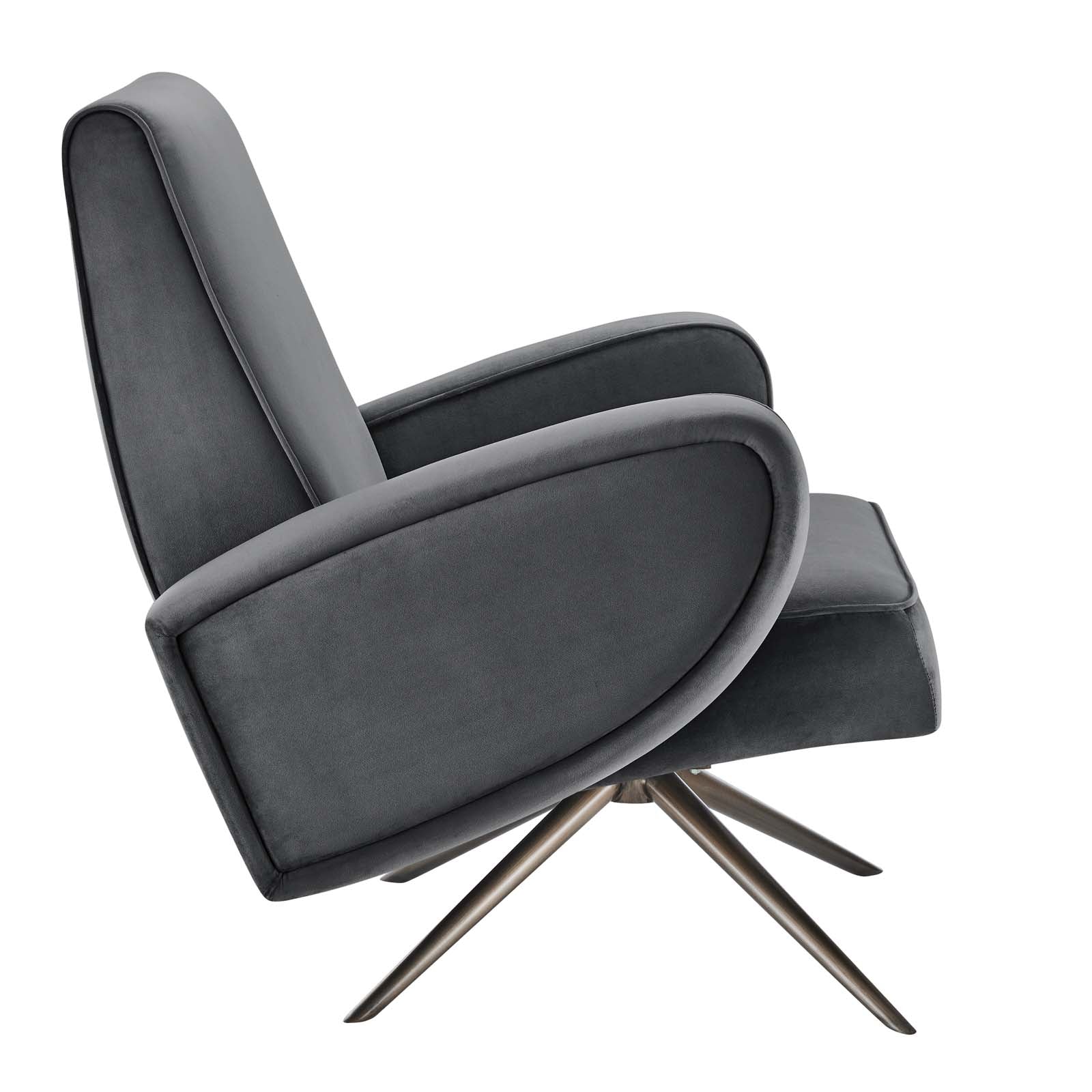 Superior Performance Velvet Swivel Chair By Modway | Lounge Chairs | Modishstore - 4