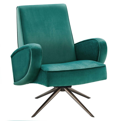 Superior Performance Velvet Swivel Chair By Modway - EEI-5027 | Lounge Chairs | Modishstore - 9