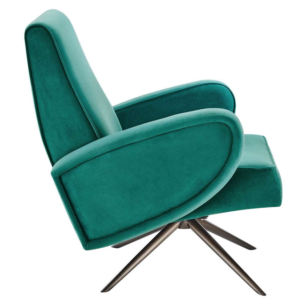 Superior Performance Velvet Swivel Chair By Modway - EEI-5027 | Lounge Chairs | Modishstore - 12