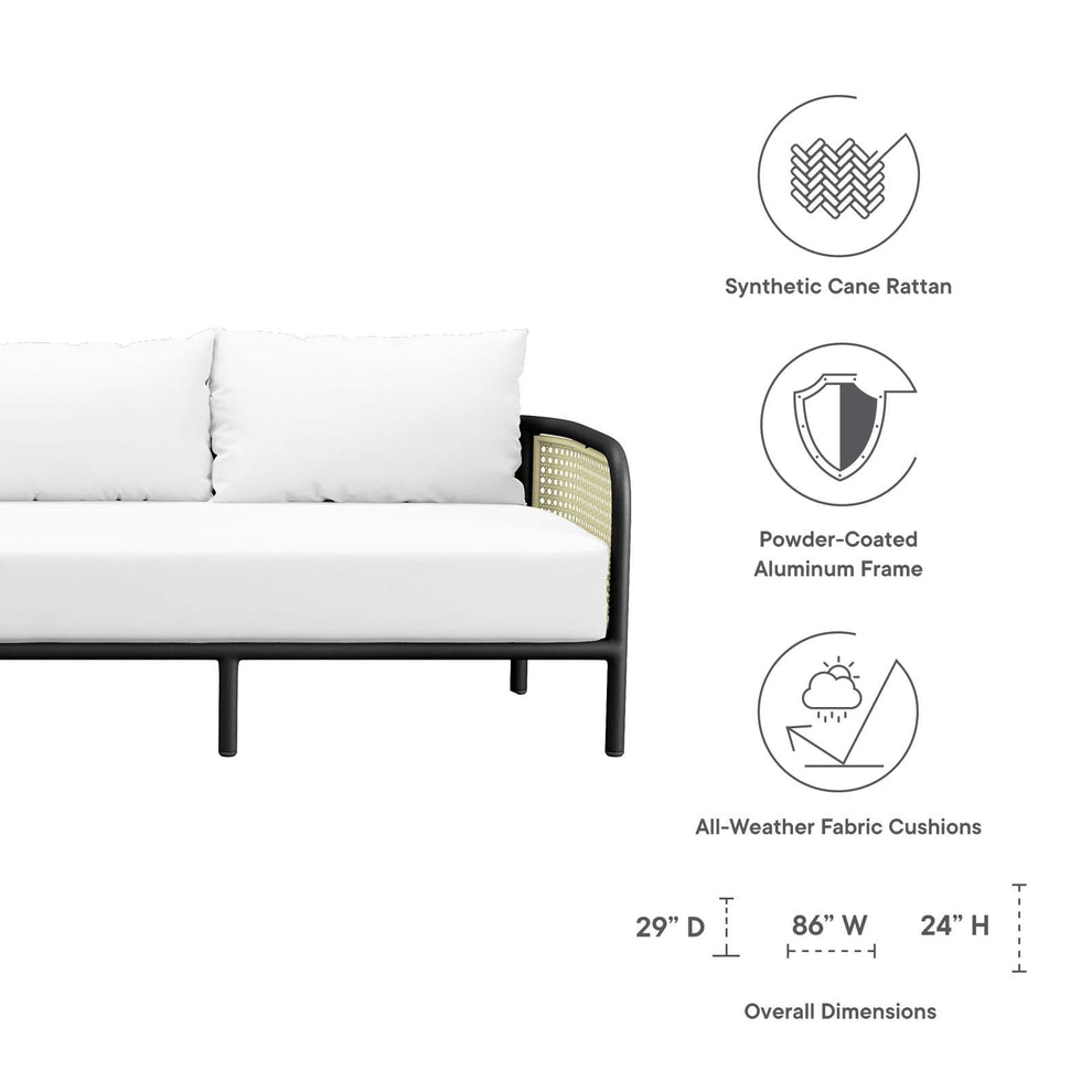 Hanalei Outdoor Patio Sofa By Modway - EEI-5031 | Outdoor Sofas, Loveseats & Sectionals | Modishstore - 6