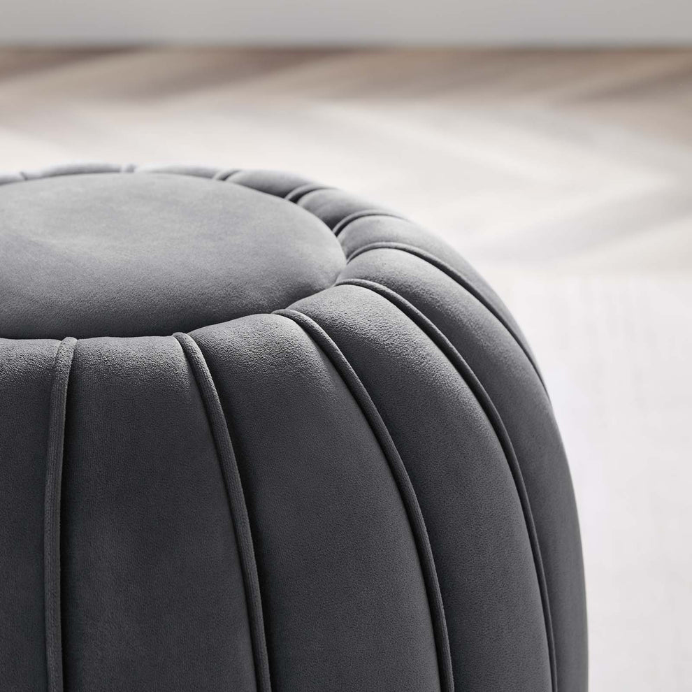 Celebrate Channel Tufted Performance Velvet Ottoman By Modway - EEI-5034 | Ottomans | Modishstore - 6