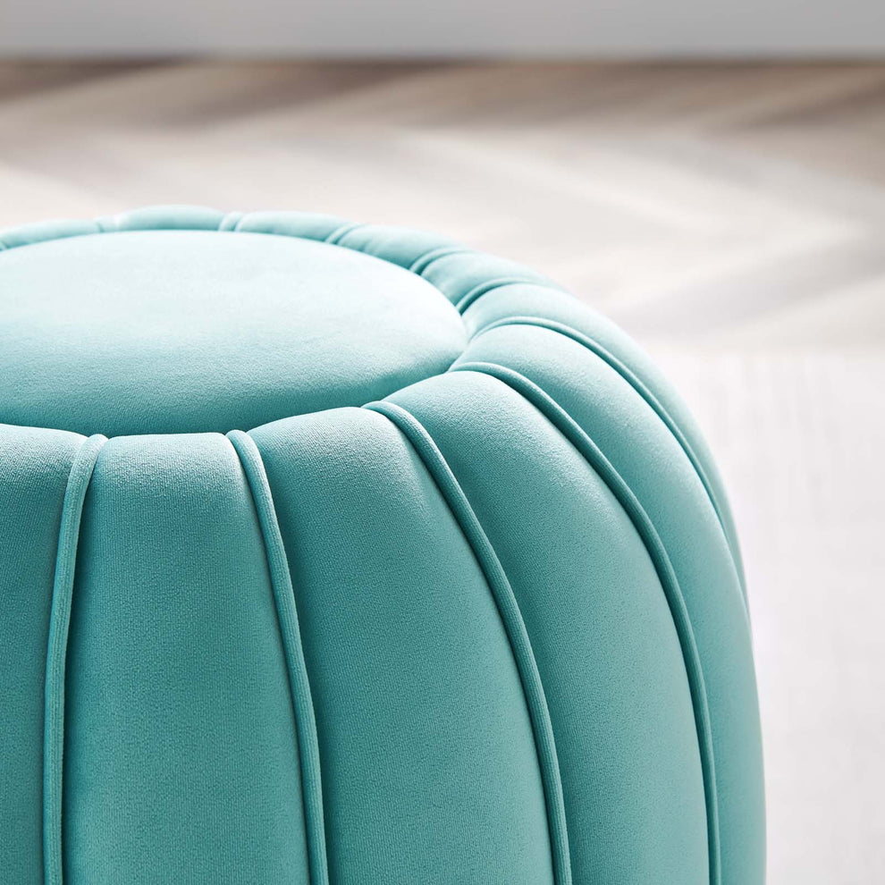 Celebrate Channel Tufted Performance Velvet Ottoman By Modway - EEI-5034 | Ottomans | Modishstore - 13