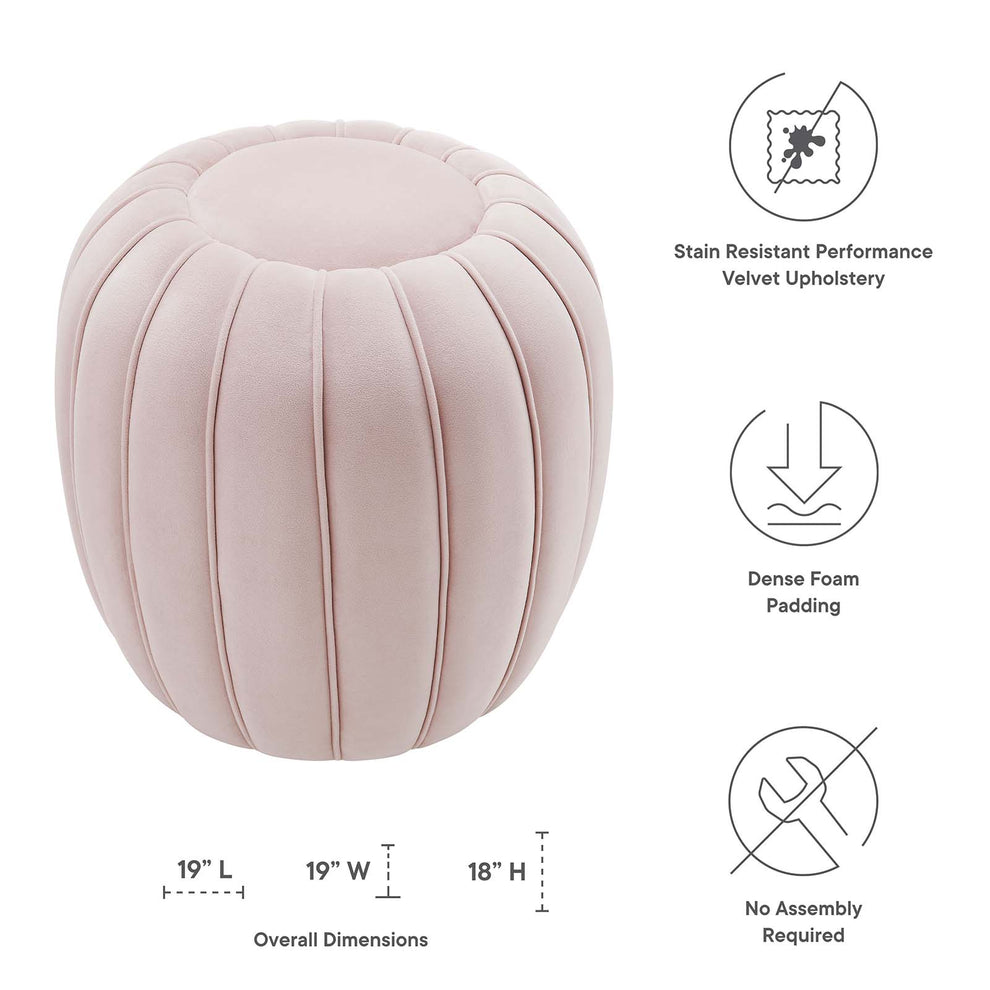 Celebrate Channel Tufted Performance Velvet Ottoman By Modway - EEI-5034 | Ottomans | Modishstore - 16